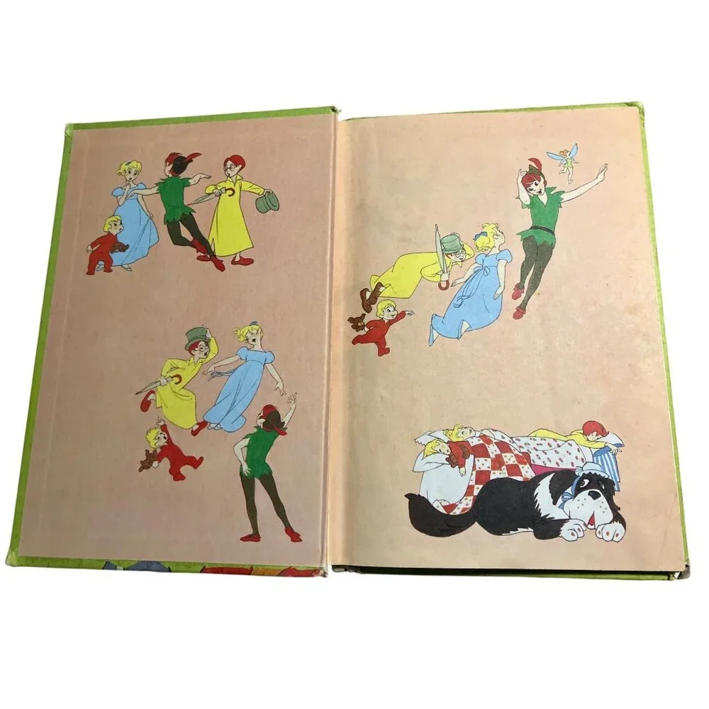Walt Disneys Peter Pan And Wendy Hardcover 1981 Grolier Book Club Edition Random